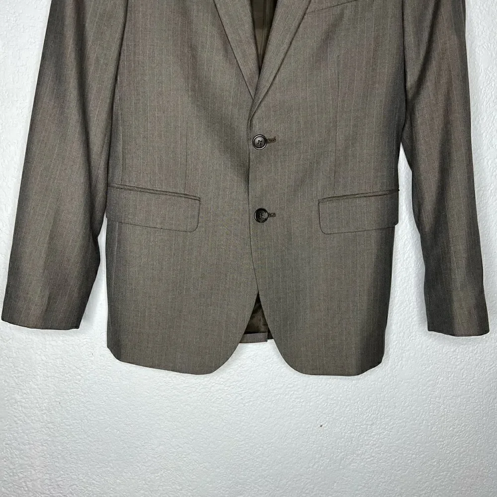 Banana Republic for Macy’s Classic Fit Men’s Gray Blazer Sz 38S Padded Shouldes